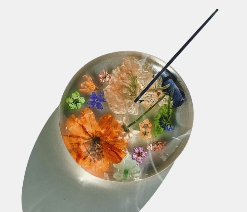 Flower Bubble Incense Holder